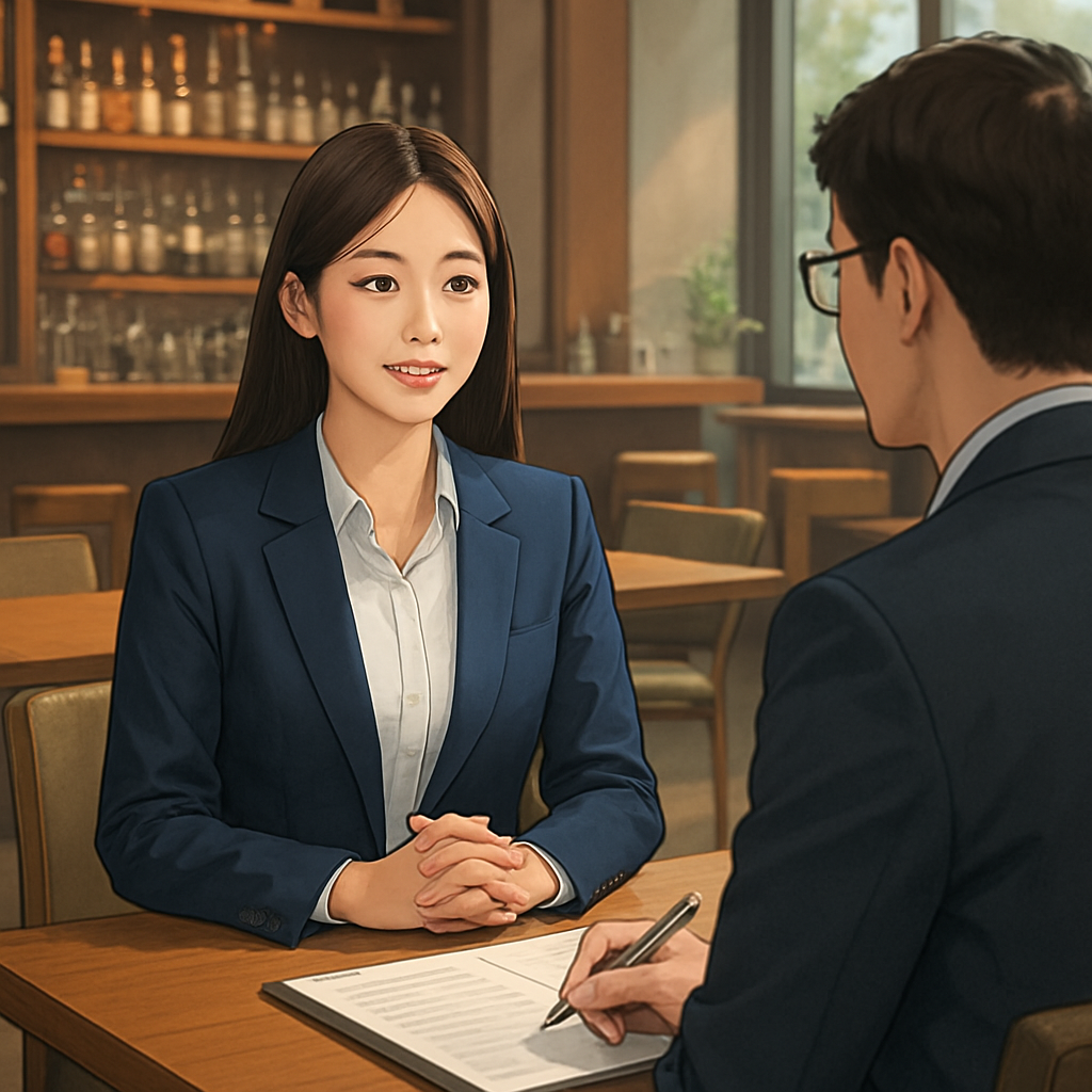강남 주점 알바 면접 팁 이미지