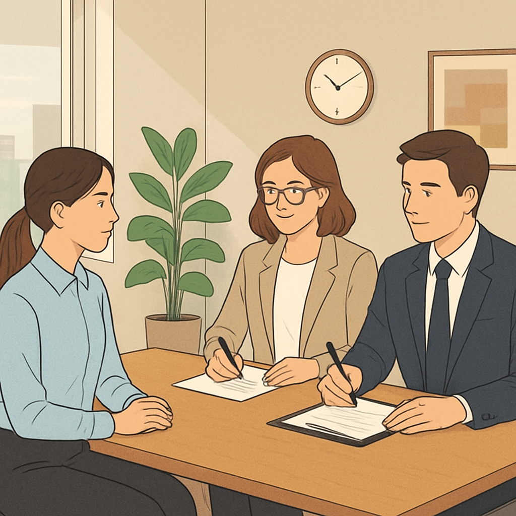 클럽 스태프 면접 일정 이미지