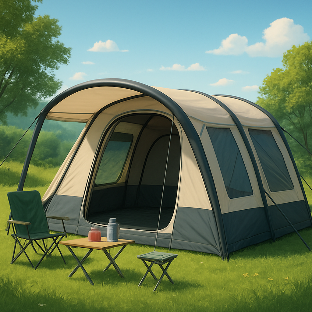 best inflatable family tent for weekend camping image