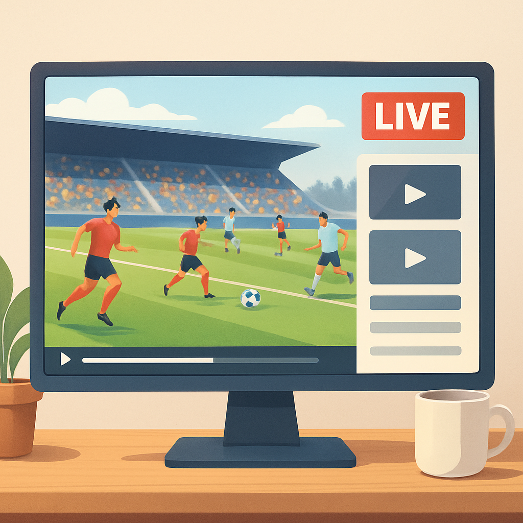 스포츠 중계 사이트 이미지