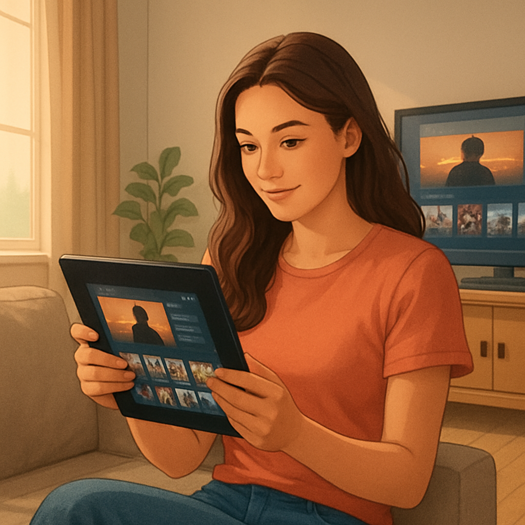 스트리밍 서비스 이미지