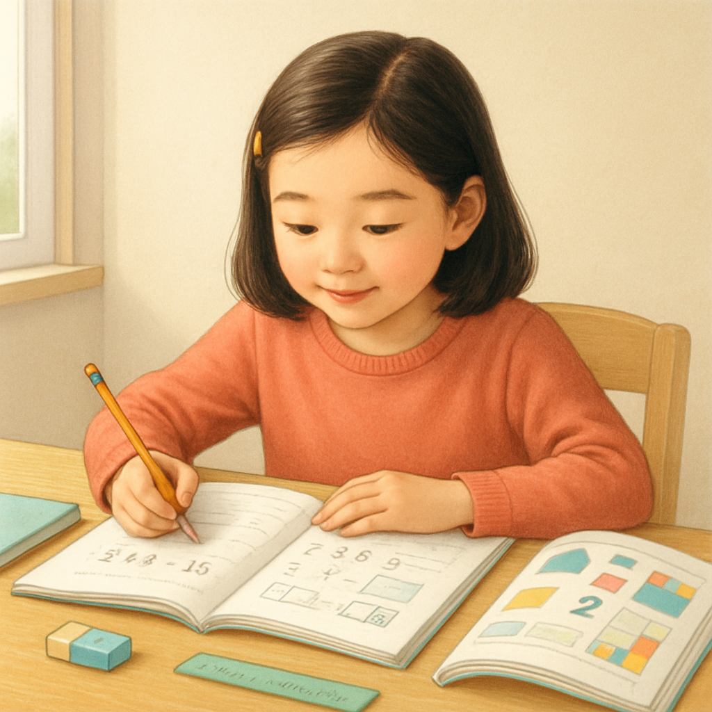초등 수학 공부 이미지