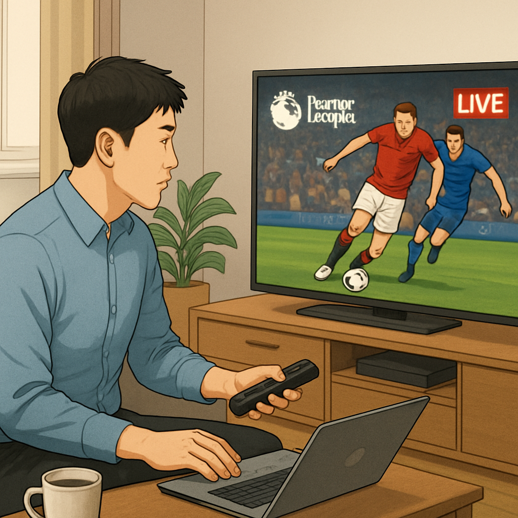 한국에서 프리미어리그 해외 중계 합법적으로 시청하는 방법 이미지