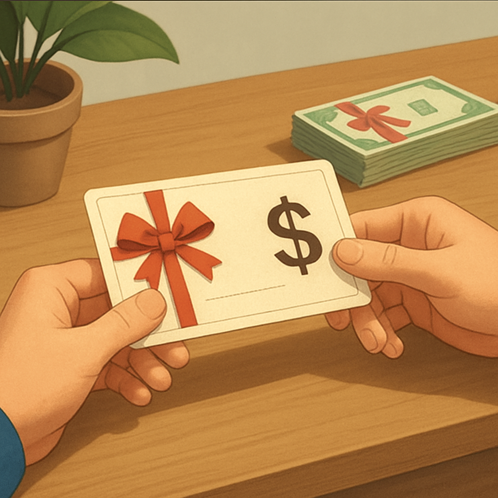 상품권 리셀링 이미지