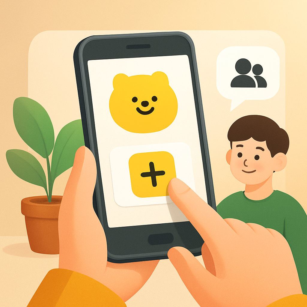 카카오채널 친구추가 메인 이미지