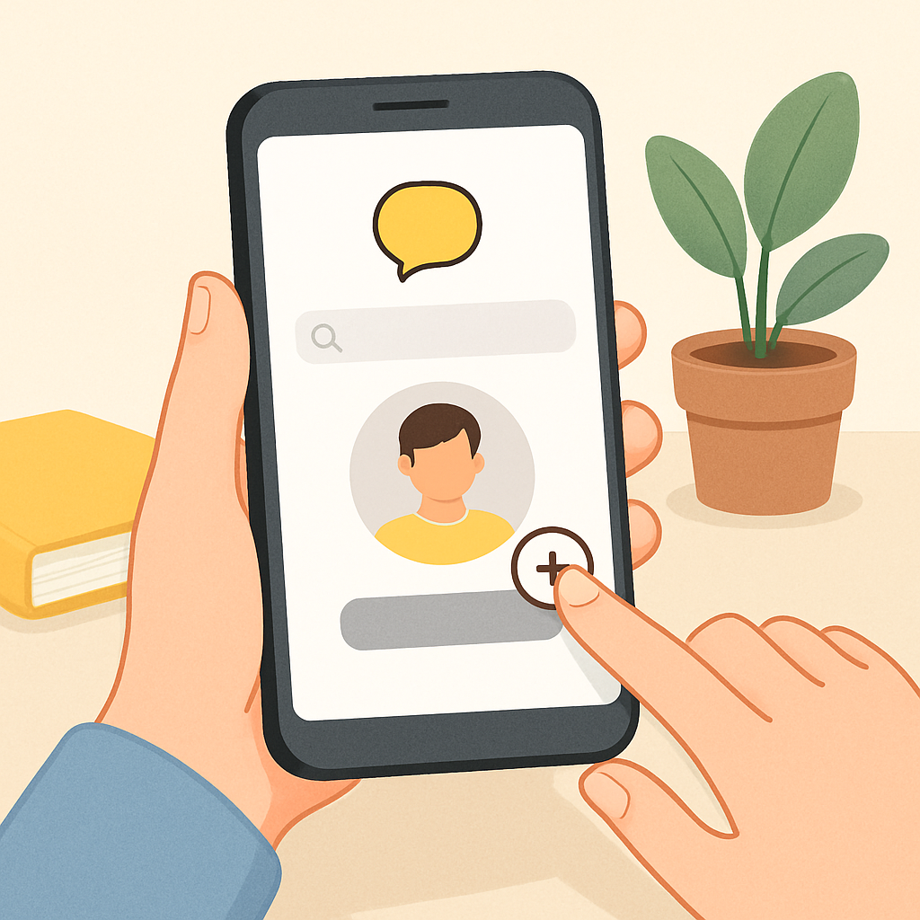 카카오톡 채널 친구추가 방법 이미지