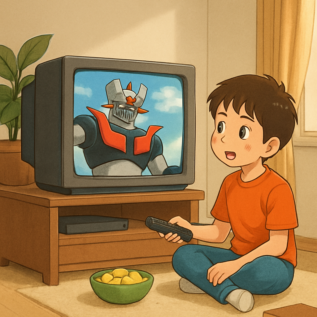 마징가티비 시청 방법 이미지