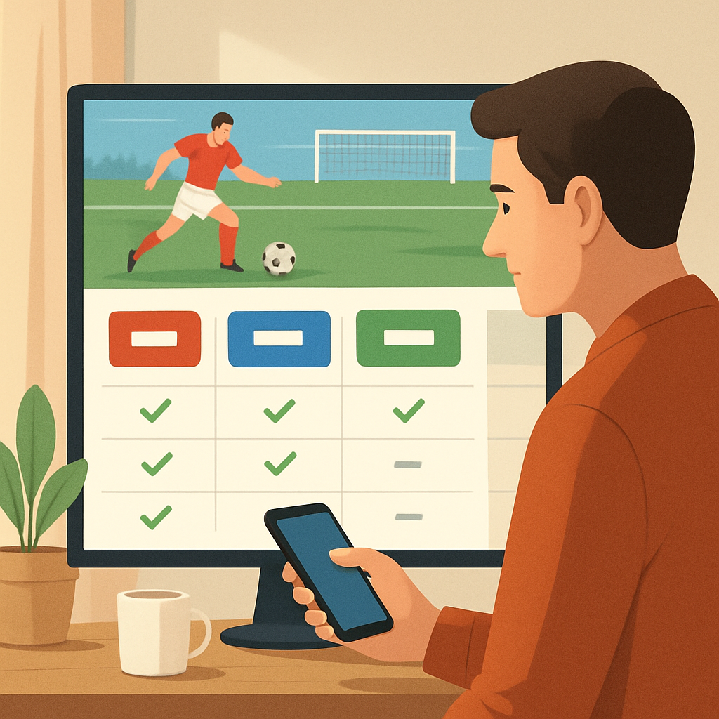 스포츠중계 사이트 비교 및 추천 이미지